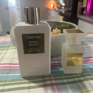 Tom Ford body oil and perfume set